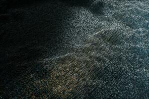 Dense background of metal particles, 3d rendering. photo