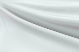 Flowing white cloth, white background, 3d rendering. photo