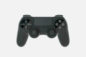 Classic game pad with white background, 3d rendering. photo