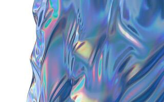 degradado ola paño, fluido color fondo, 3d representación. foto