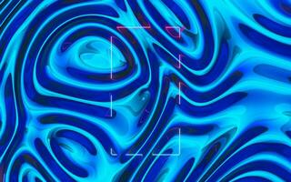 Gradient wave cloth, fluid color background, 3d rendering. photo