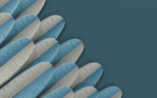 Creative soft feather background, 3d rendering. photo