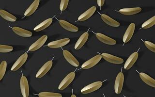 Creative soft feather background, 3d rendering. photo