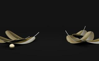 Creative soft feather background, 3d rendering. photo