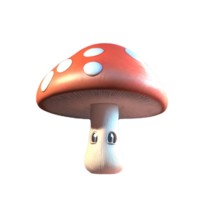 Mushroom Cute Ai generative png