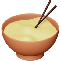 Bowl 3d rendering isometric icon. png