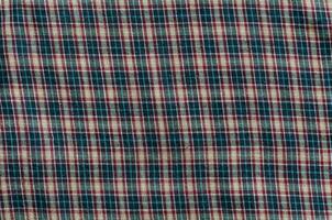 Gingham Pattern Fabric Texture Background photo