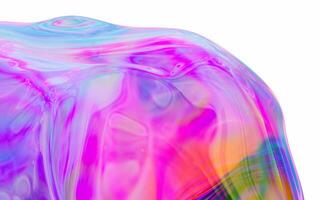 Abstract gradation of glass, 3d rendering. photo