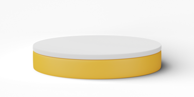 3d, cilindro pódio exibição cena do mínimo geométrico plataforma base isolado em transparente fundo png Arquivo