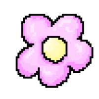 lila blomma pixel png