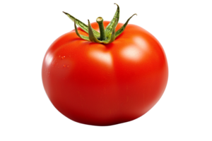 Fresh Tomato on isolated background.Health food concept.Created with Generative AI technology. png