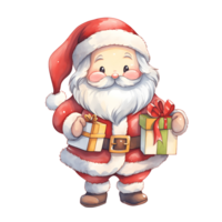 adorabile Santa Claus clipart su trasparente png sfondo ai Generatore