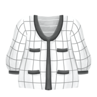 söt kvinna cardigan Tröja illustration png