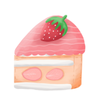 kaka jordgubb efterrätt png