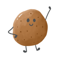 schattig biscuit illustratie png