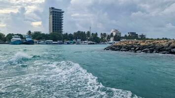 paraíso Maldivas, no solamente turquesa agua y blanco playas... foto