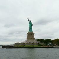 Manhattan - el pulsante corazón de el mundos capital, nuevo York ciudades icónico ciudad foto