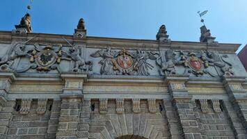 A walk through the Old Town of Gdansk, the capital of Pomerania in Poland photo