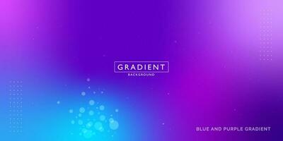 Purple and Blue Gradient Background or Gradient Abstract Background or Full Color Abstract Background vector