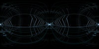 Dark tunnel background, 3d rendering. photo