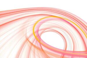 Colorful round geometry, gradient curve background, 3d rendering. photo