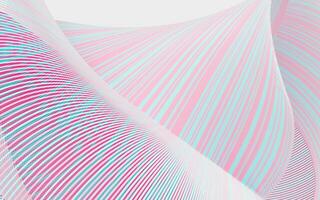 Wavy lines pattern background, curve structure, 3d rendering. photo