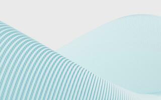 Wavy lines pattern background, curve structure, 3d rendering. photo