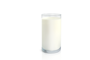 glass in milk isolated PNG transparent