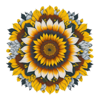 Mandala Design, Colorful Mandala, Floral Mandala Design, AI Generated png