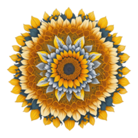 Mandala Design, Colorful Mandala, Floral Mandala Design, AI Generated png