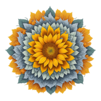 Mandala Design, Colorful Mandala, Floral Mandala Design, AI Generated png