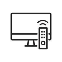 Smart television remote control symbol icon vector design illustration