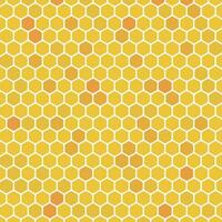 Honeycomb seamless pattern, hexagon geometric illustration vector art design.