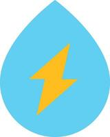 hydro power Icon Vector Flat Illustration