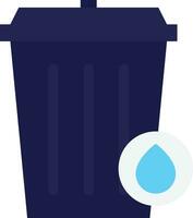 waste water  Icon Vector Flat Illustration