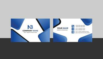 modern business card design template vector