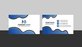 modern business card design template vector