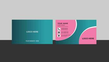 modern business card design template vector