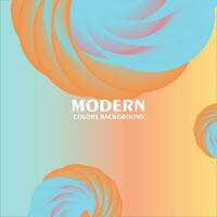 Abstract background with gradient effect. Modern colorful flow poster. Wave Liquid shape. vector