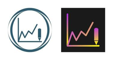 Drawing Graphs Vector Icon