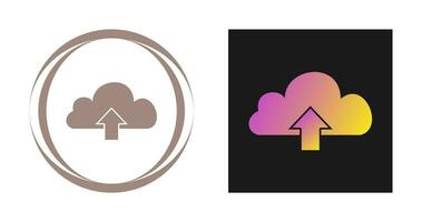 Cloud with upward arrow Vector Icon