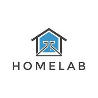 Home Lab Logo Design Great For Health vector