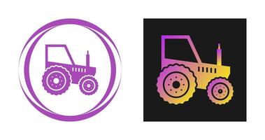 icono de vector de tractor