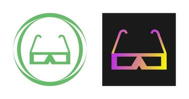 3D glasses Vector Icon