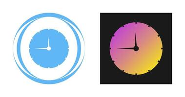 icono de vector de reloj de pared