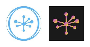 Molecular Structure Vector Icon