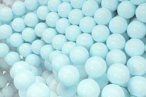 Glossy balls gather together, abstract background, 3d rendering. photo