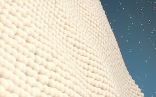 Cell membrane with blue background, 3d rendering. photo