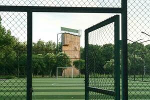 The football field in a public park. photo