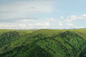 Mountains with blue sky. photo